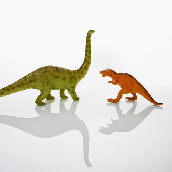 Игрушки динозавров . — стоковое фото