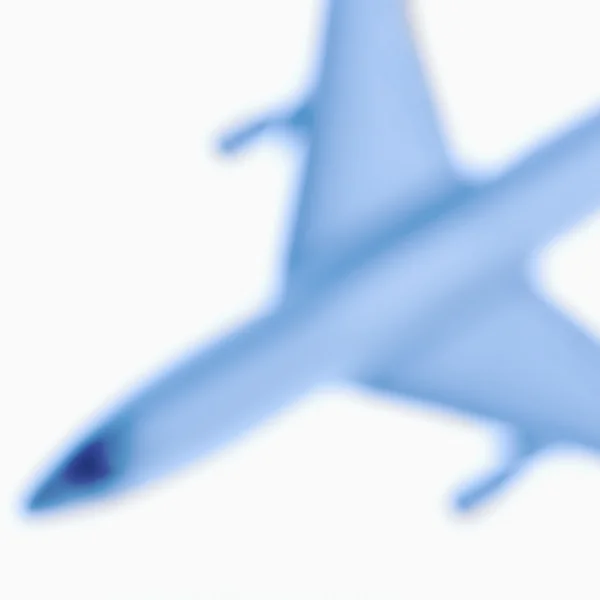 Blurred toy plane. — Stock Photo, Image