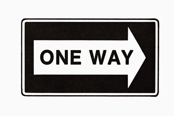 One way sign. — Stock Photo, Image