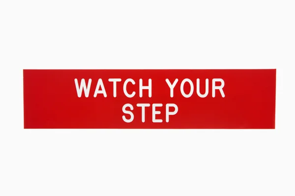 Watch your step. — Stock Photo, Image