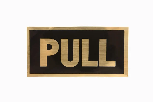 Pull sign. — Stock Photo, Image