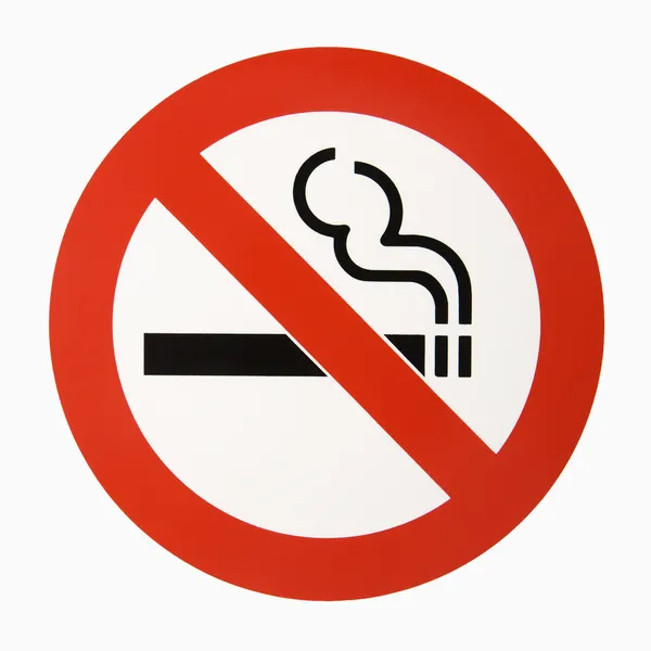 Logotipo no fumadores . — Foto de Stock