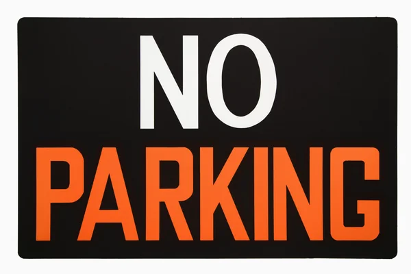Nessun segno di parcheggio . — Foto Stock
