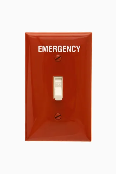 Interruptor de emergencia . —  Fotos de Stock