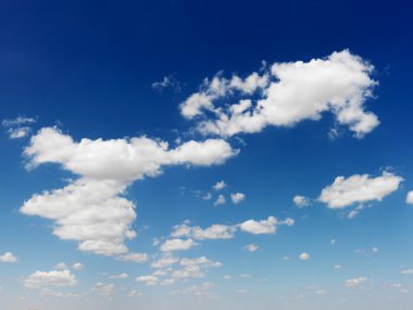 Fluffly clouds. clipart