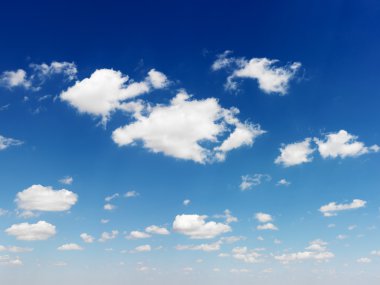 Blue sky and clouds. clipart