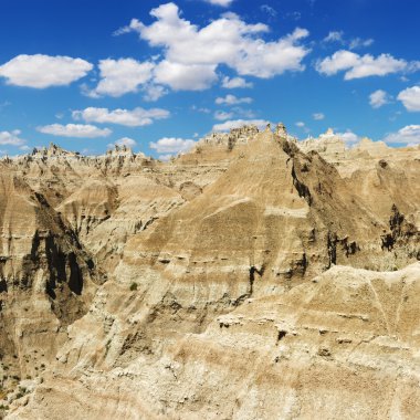 Mountains in the South Dakota Badlands clipart