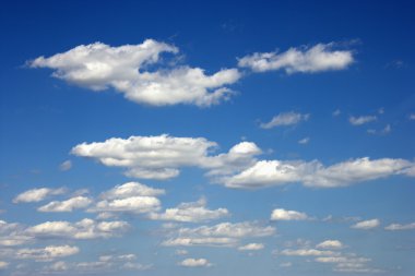 Cumulus clouds. clipart