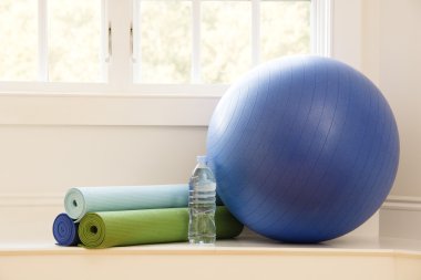 Gym still life clipart