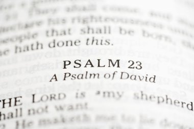 Psalm of David. clipart