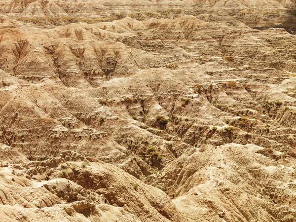 Пагорби в Badlands Південна Дакота — стокове фото