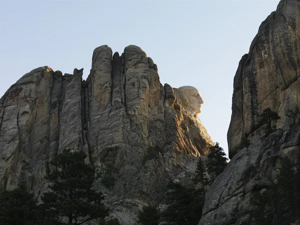 stock image Washington on Mt Rushmore.