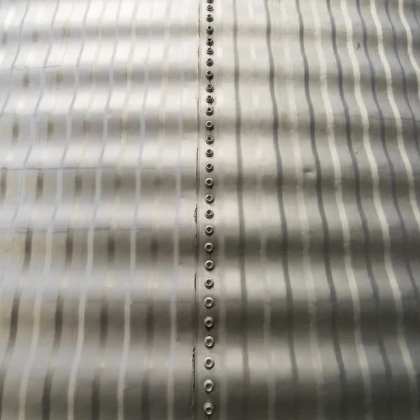 Steel silo close up. — Stock Photo, Image