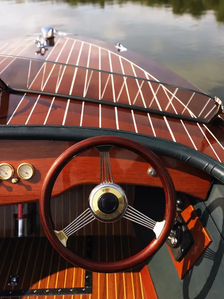 Τιμόνι στην βάρκα. — Φωτογραφία Αρχείου
