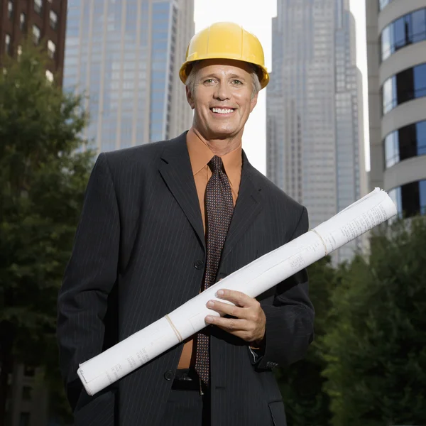 Construction supervisor. — Stock Photo, Image