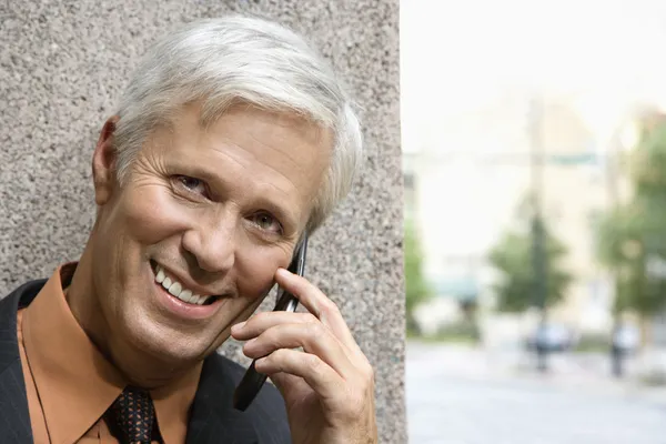 Man på telefon. — Stockfoto