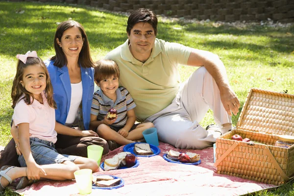 Familj picknick. — Stockfoto