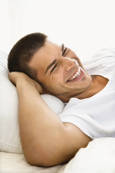 Uomo sorridente. — Foto Stock