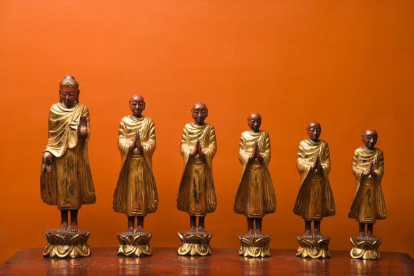 Buddha a učedníci. — Stock fotografie
