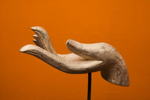 Escultura de mão . — Fotografia de Stock