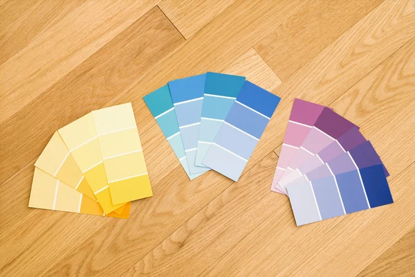Próbki kolorów farby. — Zdjęcie stockowe