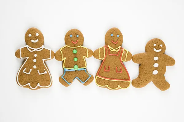 Gingerbread aile. — Stok fotoğraf
