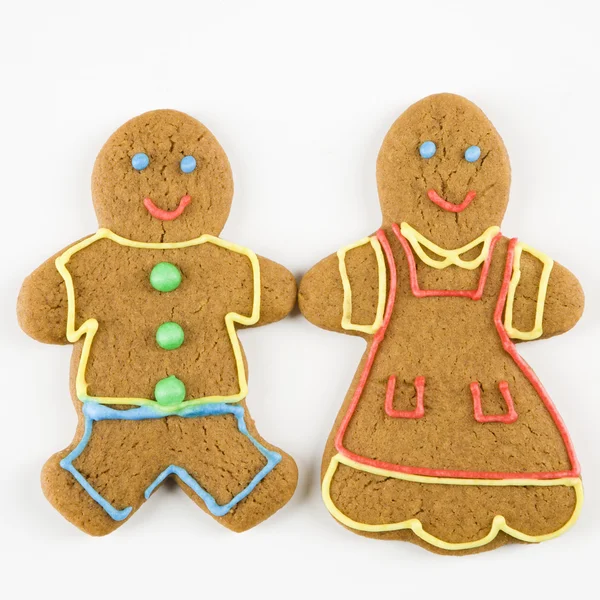 Gingerbread Çift. — Stok fotoğraf