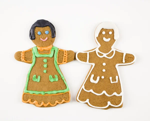 Girl cookies holding hands. — ストック写真