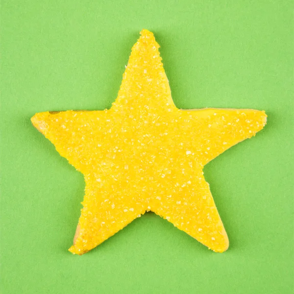 Csillag cukor cookie-k. — Stock Fotó