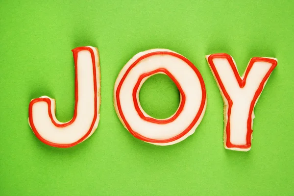 Joy sugar cookies. — Stock Photo, Image