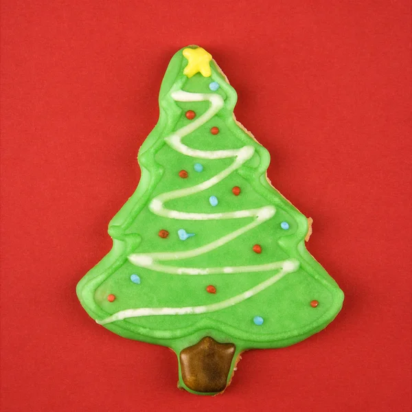 Vánoční strom souborů cookie. — Stock fotografie