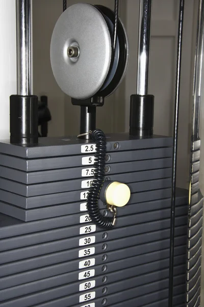 Weight rack machine — Stock Photo, Image