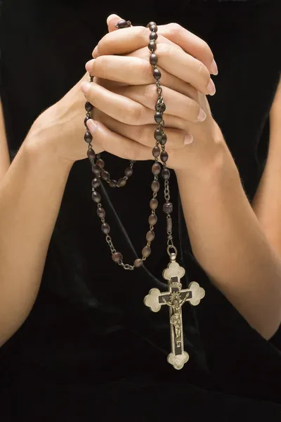 Vrouw biddend. — Stockfoto