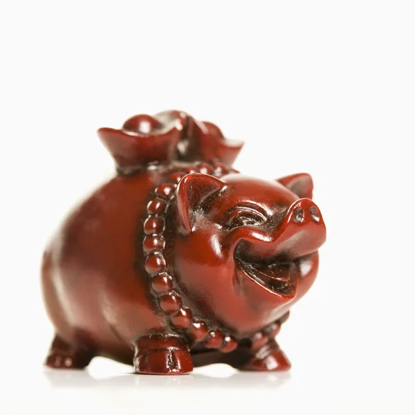 Figurka chiński świnia. — Zdjęcie stockowe