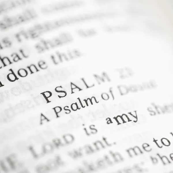 Psalm 23. — Stockfoto
