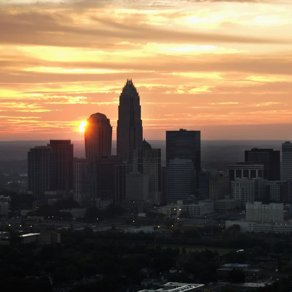 Charlotte, skyline NC . — Foto Stock