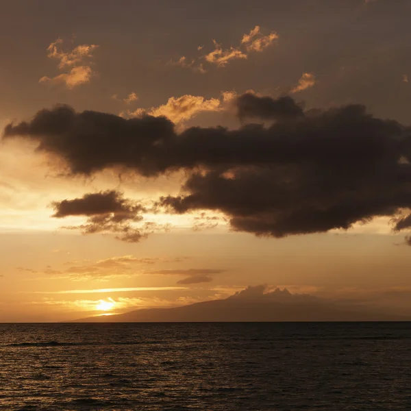 Pazifischer Ozean bei Sonnenuntergang — Stockfoto