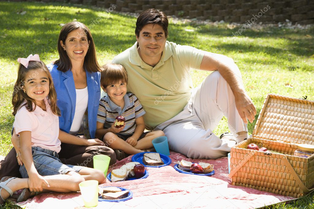 Family picnicking. Stock Photo by ©iofoto 9306033