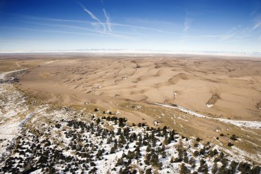 Great Sand Dunes Ulusal Parkı, Colorado.