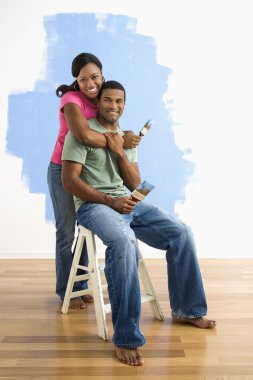 Happy couple together. clipart