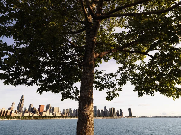 Lago Michigan, Chicago . — Foto de Stock