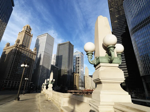 Чикаго, Иллинойс-стрит . — стоковое фото