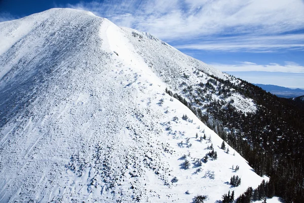 눈덮인 산봉우리 — 스톡 사진
