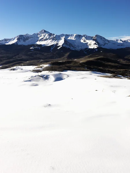 Snowy Colorado mountain landscape. — Stock Photo, Image