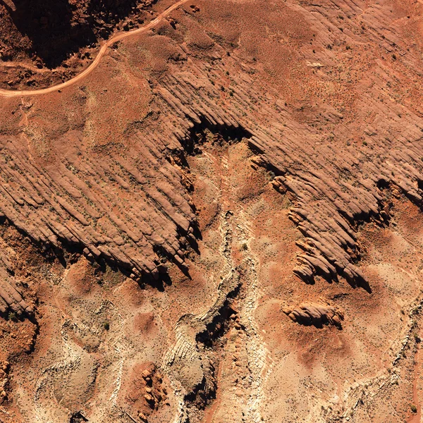Formazioni rocciose dall'alto — Foto Stock