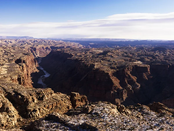 Rivier in een canyon — Stockfoto