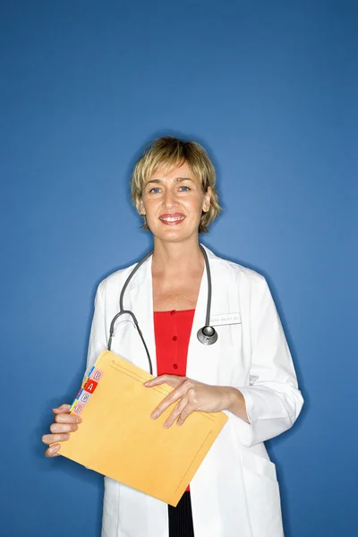 Kvinnlig läkare. — Stockfoto