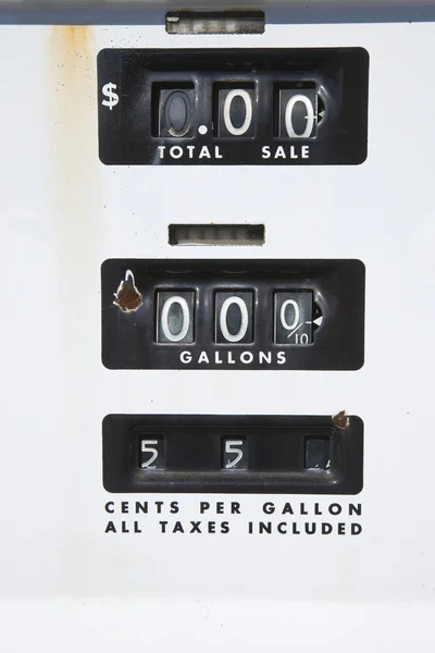 Velho medidor de gás — Fotografia de Stock