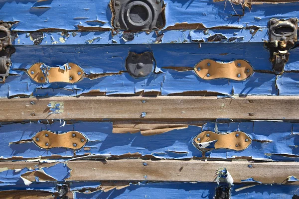 오래 된 파란 스토리지 컨테이너 — 스톡 사진
