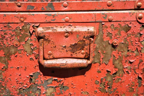 Starý kovový skladovací kontejner. — Stock fotografie